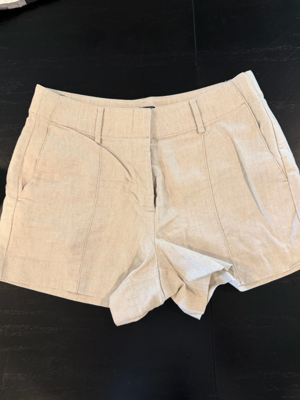 J. Crew 3" Harbor short in linen - size 8, OAT , High-Waist